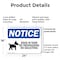 Signmission Dogs In Yard No Trespassing OSHA Notice Sign, Plastic, 24in W x 18in L, 2PK OS-2PACK-NS-P-1824-L-11440 - alternate 6